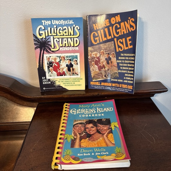 Other - 3 -Mary Ann's Gilligan's Island Cookbook, Handbook & Here On Gillian's Isle Lot
